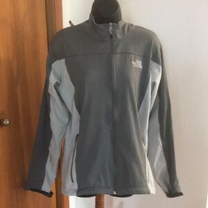 The North Face Gray and Light Gray Jacket